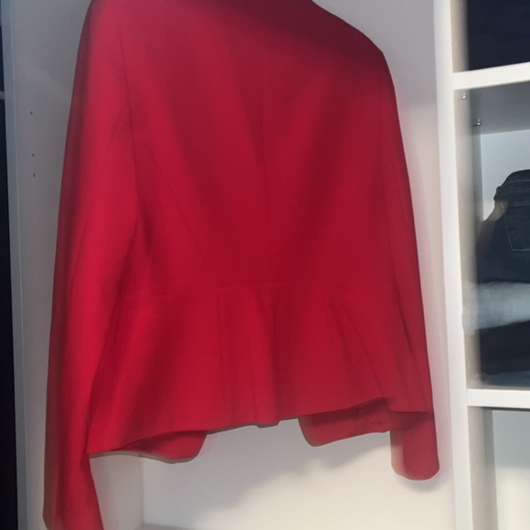 Ann Taylor Red Blazer size 10 - Picture 5 of 7